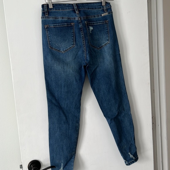 VICI- Ultimate High Rise Split Ankle Distressed Skinny - Picture 6 of 8